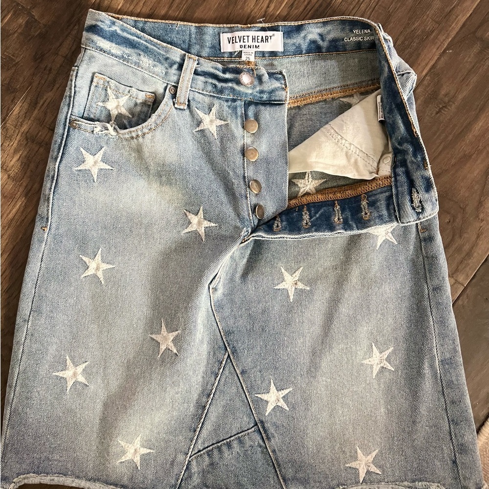 VELVET Heart Yelena Classic Fit Star Skirt vintage! - Picture 5 of 9